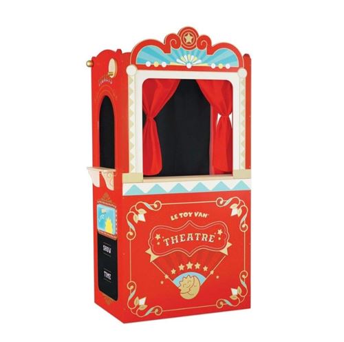 Non Communiqué Rouge Théâtre De Marionnettes Rétro