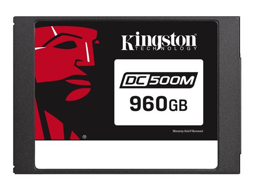 Kingston Data Center DC500M - SSD - gecodeerd - 960 GB - intern - 2.5 - SATA 6Gb/s - 256-bits AES - Self-Encrypting Drive (SED)