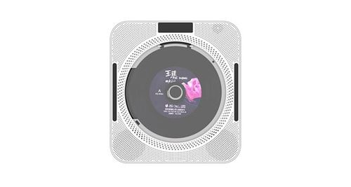 Lecteur cd blanc portable mural musique bluetooth télécommande fm radio hifi haut-parleur avec usb 3. 5mm écran led