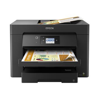 Epson WorkForce WF-7830DTWF - Imprimante multifonctions - couleur - jet d'encre - A3 (297 x 420 mm) (original) - A3 (support) - jusqu'à 25 ppm (impression) - 500 feuilles - 33.6 Kbits/s - USB 2.0, LAN, Wi-Fi(n)