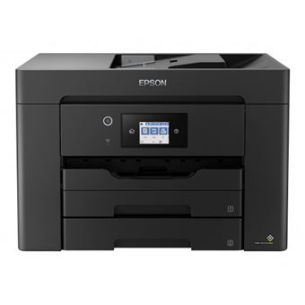 Epson WorkForce WF-7830DTWF - Imprimante multifonctions - couleur - jet d'encre - A3 (297 x 420 mm) (original) - A3 (support) - jusqu'à 25 ppm (impression) - 500 feuilles - 33.6 Kbits/s - USB 2.0, LAN, Wi-Fi(n)