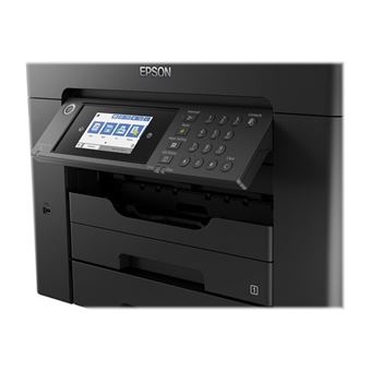 Epson WorkForce WF-7830DTWF - Imprimante multifonctions - couleur - jet d'encre - A3 (297 x 420 mm) (original) - A3 (support) - jusqu'à 25 ppm (impression) - 500 feuilles - 33.6 Kbits/s - USB 2.0, LAN, Wi-Fi(n)