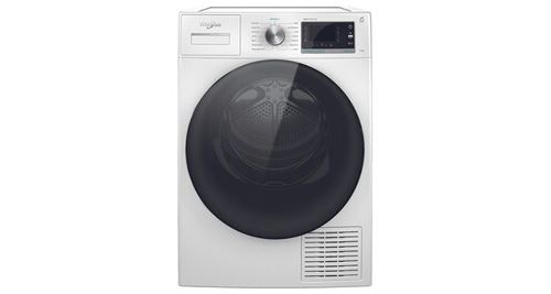 Whrl Whirlpool Fresh Care + W7 D94Wb Fr - Sèche-Linge - Largeur : 59.7 Cm - Profondeur : 65.6 Cm - Hauteur : 84.9 Cm - Chargement Frontal - Blanc