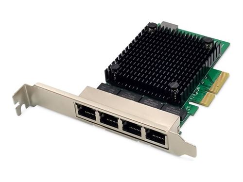 Non Communiqué Digitus - Adaptateur Réseau - Pcie 2.1 - 10/100/1000/2500Base-T X 4