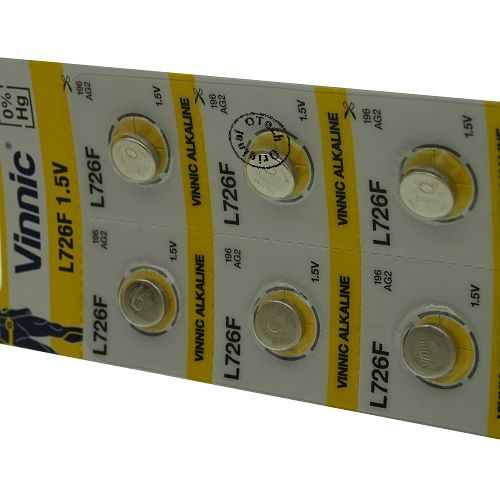 Pack de 10 piles Vinnic compatible avec VINNIC L726F - Otech