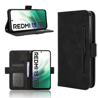 Étui Pour de téléphone Xiaomi Redmi 15 5G Haute qualité Ajustement GANGXUN Noir - 1