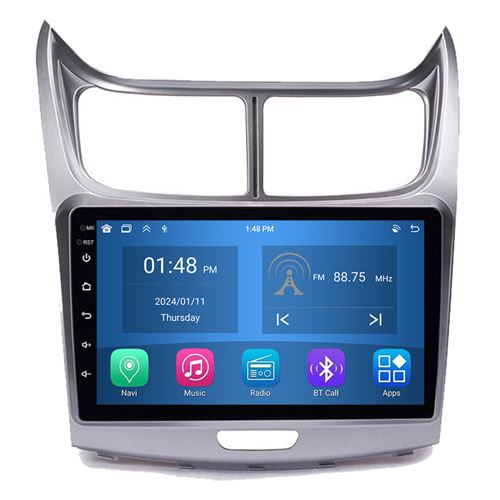 Autoradio RoverOne® Bluetooth CarPlay Android Auto Navigation 4Go RAM 64Go ROM pour Chevrolet Sail 2009-2013