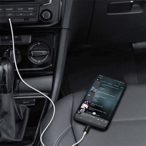 Câble USB C Vers Jack 3.5mm, Audio Auxillaire, 1m, IHower - Noir