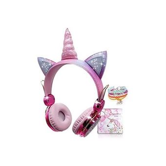 Casque audio 2-en-1 avec oreilles de chat LEXIBOOK - Bluetooth 5.0 - Rose -  Pour enfants à partir de 4 ans rose - Lexibook