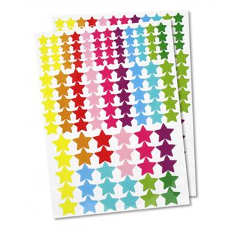 Gommettes étoiles de couleurs vives pour enfant 246 pièces - Autres  accessoires écriture et petite fourniture - Achat & prix