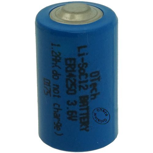 Pack de 2 piles Li-SoCl2 Type ER14250 pour detecteur alarme - Otech