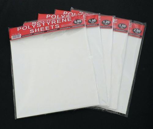 Polystyrene Sheets Big 0,8mm - 1:35e - Plus Model