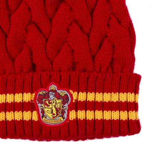 Bonnet Harry Potter Gryffondor (rouge et or) - 