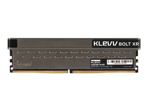 Klevv BOLT XR - DDR4 - module - 8 Go - DIMM 288 broches - 4000 MHz / PC4-32000 - CL19 - 1.4 V - mémoire sans tampon - non ECC