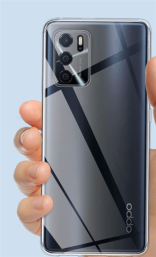 Coque Silicone Renforcée Transparente Pour Oppo A16 / A16s / A54s - Protection Anti-chocs, Design Discret
