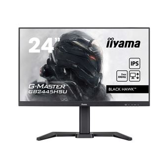 24'' Gaming G-Master Black Hawk,IPS,FreeSync,1920x1080 a100Hz,1ms,HDMI,DP,USB HUB,Black Tuner,i-Style Colour pied reglable en hauteur pivot et portrait