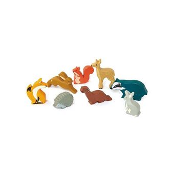 Figurines en bois - Animaux de la forêt - Tender Leaf - Figurine pour  enfant - Achat & prix