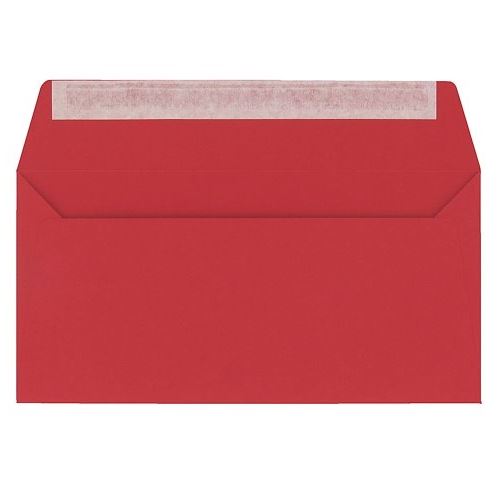 Enveloppe Pollen Clairefontaine Groseille Dl - Boîte De 200