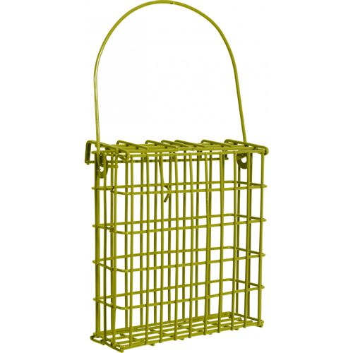 Support pour pain de graisse en métal . vert . pour oiseaux. - zolux - ZO-170376