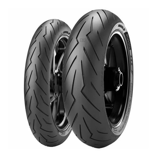 Pneu moto 17'' 120-70-17 pirelli diablo rosso 3 radial front m-c tl 58w