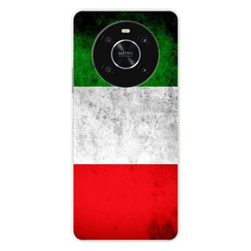 Coque en silicone imprimée compatible Huawei Honor X9 4G Drapeau Italie