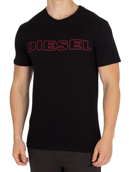 Diesel Homme Jake T-Shirt, Noir
