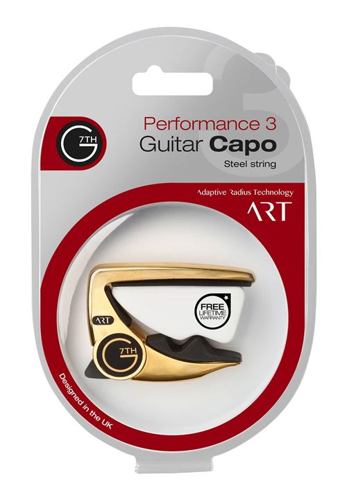 G7th C81053 - Capodastre guitare acoustique ou électrique - Or