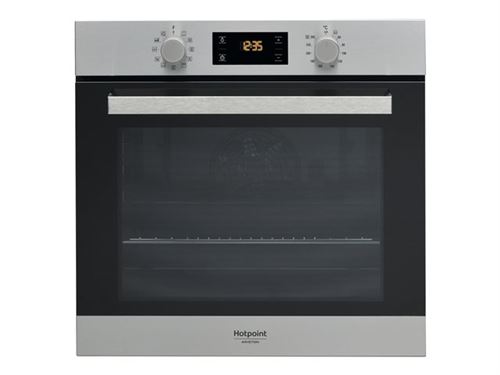 Hotpoint Ariston FA3 841 H IX HA - Four - intégrable - niche - largeur : 56 cm - profondeur : 56 cm - hauteur : 58.3 cm - avec système auto-nettoyant - classe A+ - acier inoxydable