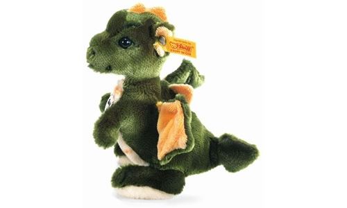 Steiff - Peluche - Raudy - Dragon Gar&ccedil;on - Vert - 17 cm