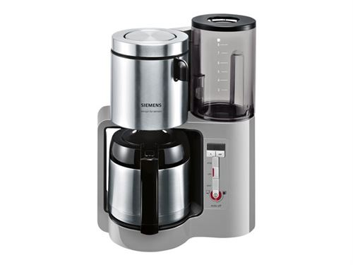 Siemens sensor for senses TC 86505 - Koffiezetapparaat - 12 bekers - grijs/zwart