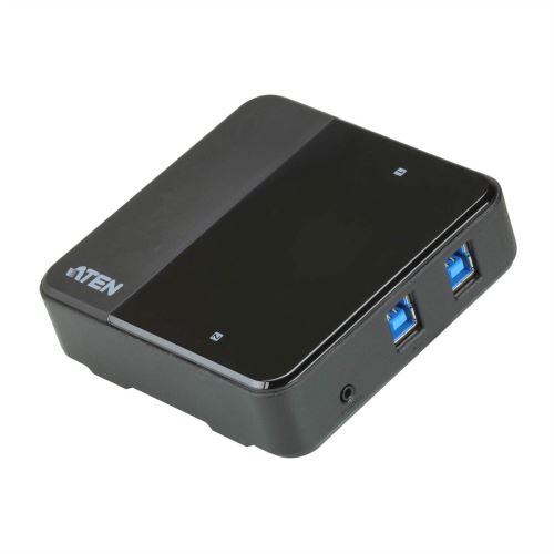 ATEN US3324 2 x 4 USB 3.1 Gen1 Peripheral Sharing Switch - Commutateur de partage des périphériques USB - 4 x USB 3.1 Gen 1 - de bureau