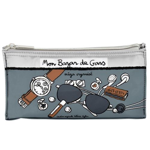Trousse à Bazar HELENA Méga organisé - Grise - Derriere La Porte