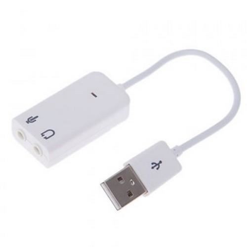 VSHOP® Adaptateur audio USB externe carte son stéréo avec 3. 5 mm jack, casque et micro 7. 1 son canal pour Windows, Mac, Linux, PC, ordinateurs portables, ordinateurs de bureau, PS4