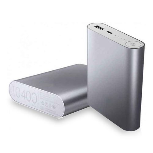 Batterie externe 10400mAh Argent