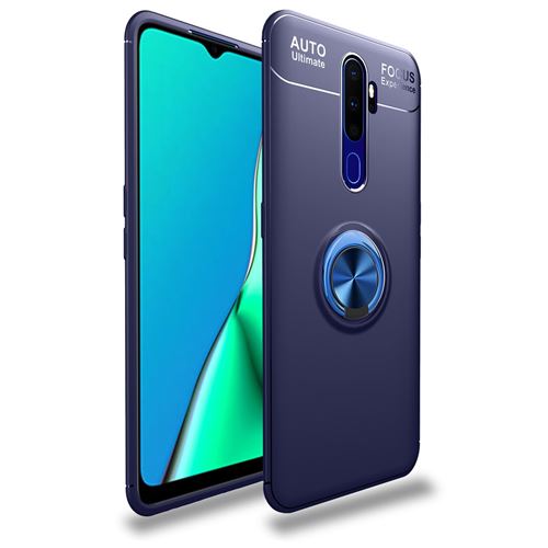 Coque en TPU avec béquille bleu pour votre Oppo A5/A9 (2020)/A11x