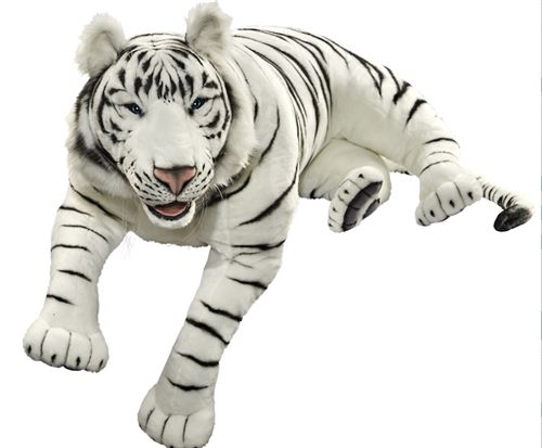 Peluche tigre blanc géant 1 mètre new arrivals