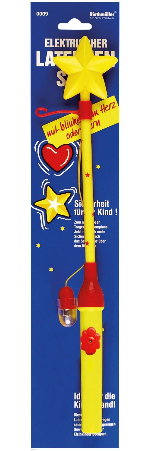 Riethmüller étoile polaire de lanterne 34 cm jaune/rouge