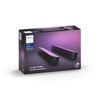 Lampe connectée Philips Hue Play Pack x2 Noir