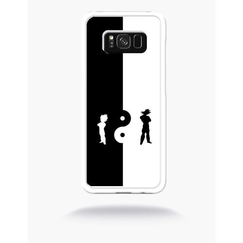 Coque Ying Yang Manga Dbz Compatible Samsung S8 Bord Transparent