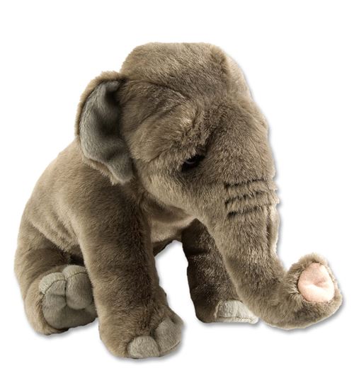 Wild Republic Gris Peluche Éléphant Junior En Peluche 30 Cm