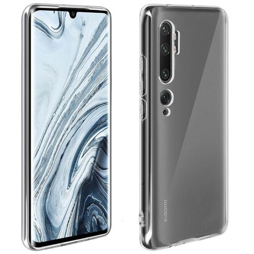 Avizar Pack de protection pour Xiaomi Mi Note 10/Mi Note 10 Pro Coque et Film Écran Verre Trempé Transparent