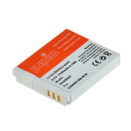 Batterie Photo JUPIO CCA 0027 COMPATIBLE – 1100 mAh Lithium-Ion - vue 2