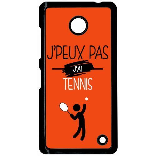 Coque nokia n630 j peux pas j ai tennis 10