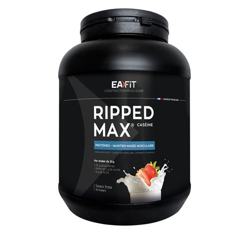 EAFIT RIPPED MAX CASEIN, ERDBEER-GESCHMACK, 750 G