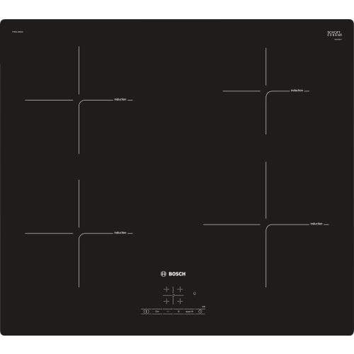 Bosch pie611bb1e Plaque – Plaque (intégré, induction, Verre, Noir, Verre, toucher)