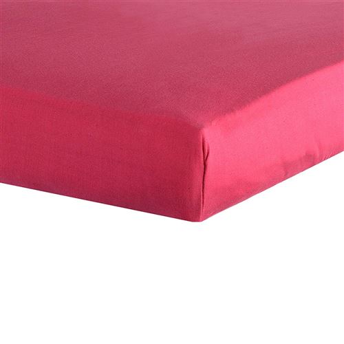 Trois Kilos Sept Drap Housse Fuchsia 70 x 140 cm