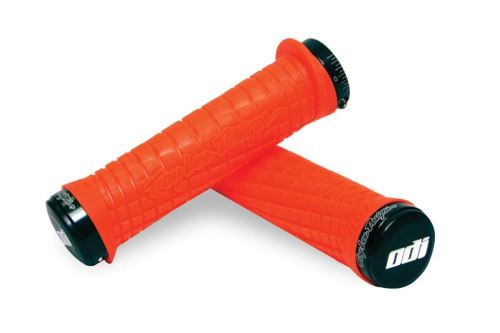 ODI Troy Lee Poignées verrouillables orange/noir