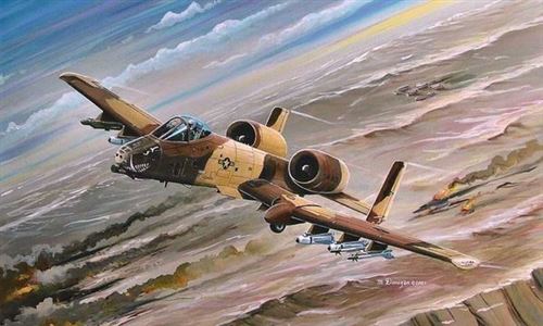 Hobbyboss A-10A Coup de Foudre II 917th Tfw Irak 1990 510th FS 1:72 Modèle-kit - Image 3