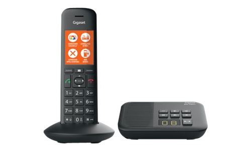 Téléphone Fixe sans Fil Gigaset C570A Solo Noir