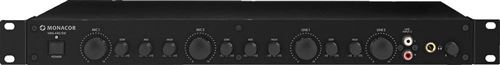 Monacor VMX/SW 440 de 4 canaux Micro Line Table de mixage Noir